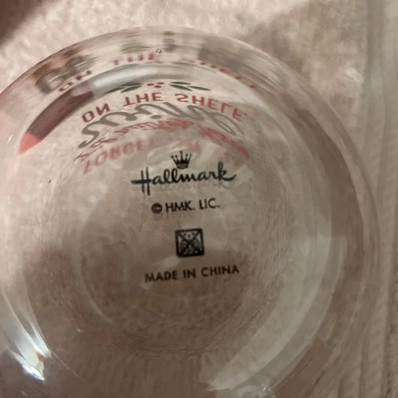Festive Funny Hallmark Forget The Elf Christmas stemless Wine Glass Tumbler NIB - Picture 4 of 7